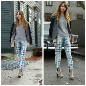 Punta Cana tapered silk capris sz Small